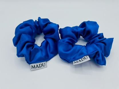 Azulão Satin Scrunchie